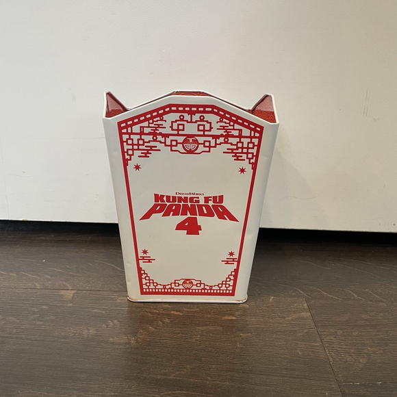 Other - Kung Fu Panda 4 Takeout Container Box Metal Tin Movie Theater Popcorn Bucket